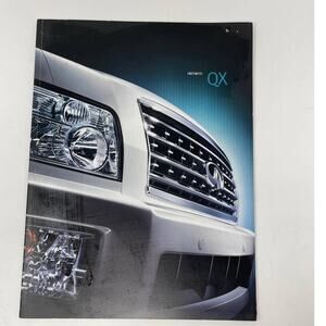Lot of 2 ~ 2005 and 2008 Infiniti QX56 Full Color Sales Brochure